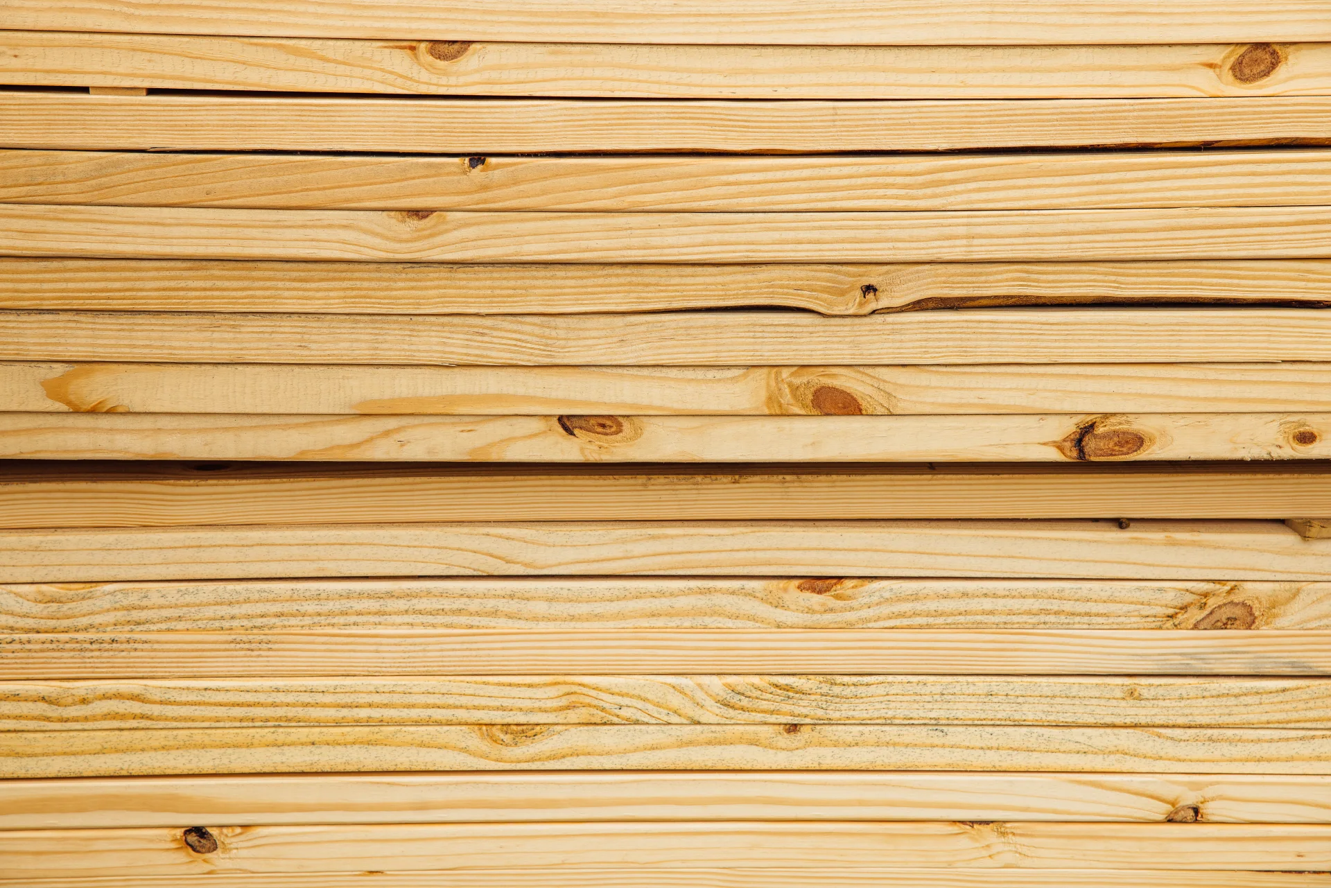 Horizontal lumber background